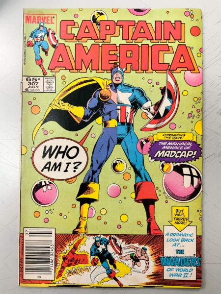 CAPTAIN AMERICA #307 マッドキャップ初登場 【アメコミ】【原書