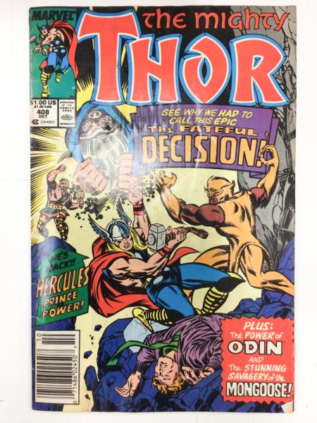 THOR #408 ソーとエリック・マスターソン融合！／巻末にマイク