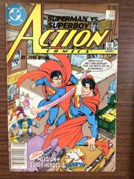 ACTION COMICS #0591 SUPERMAN VS SUPERBOY  【アメコミ】【原書コミックブック（リーフ）】