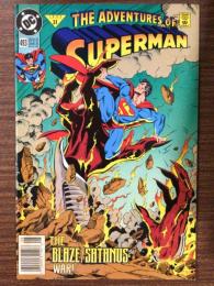 THE ADVENTURES OF SUPERMAN #493 THE BLAZE / SATANUS WAR PART 1  【アメコミ】【原書コミックブック（リーフ）】