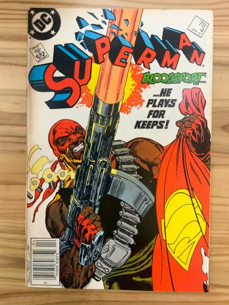 SUPERMAN (1987) #004 マギー・ソーヤー、ブラッドスポート初登場