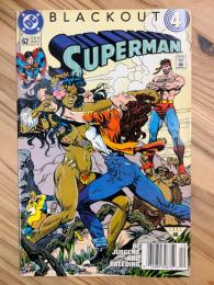 SUPERMAN (1987) #062 BLACKOUT PART 4 / ソニック・ザ・ヘッジホッグのプロモーションコミック（16ページ）併載 【アメコミ】【原書コミックブック（リーフ）】