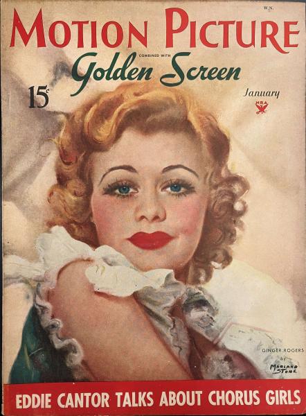 Motion Picture Golden Screen アメリカ映画雑誌 昭和10年1月