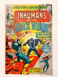 AMAZING ADVENTURES (1970) #008 INHUMANS AND THE BLACK WIDOW 【アメコミ】【原書コミックブック（リーフ）】