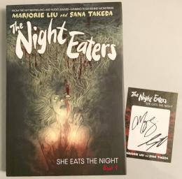 NIGHT EATERS Vol.1: SHE EATS AT NIGHT  (MARJORIE LIU & SANA TAKEDA サインカード付！) 【アメコミ】【原書ハードカバー】