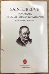 Sainte-Beuve Panorama de la littérature française