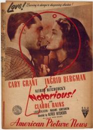PB0018 映画パンフ「汚名」 ヒッチコック イングリット・バーグマン、ケイリー・グラント American Picture News 1949
