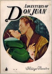 PB0100 映画パンフ「ドン・ファンの冒険」 ヴィンセント・シャーマン エロール・フリン 日比谷映画劇場 1950