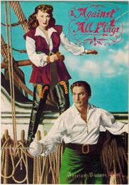 PB0101 映画パンフ「すべての旗に背いて」 ジョージ・シャーマン エロール・フリン、モーリン・オハラ Foreign Picture News1953