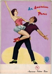 PB0189 映画パンフ「巴里のアメリカ人」 ヴィンセント・ミネリ ジーン・ケリー、レスリー・キャロン American Picture News 1952