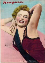PB0273 映画パンフ「ナイアガラ」 ヘンリー・ハサウェイ マリリン・モンロー、ジョセフ・コットン Foreign Picture News 1953