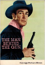 PB0376 映画パンフ「銃の後(うしろ)に立つ男」 F・E・フェイシスト ランドルフ・スコット Foreign Picture News 1953