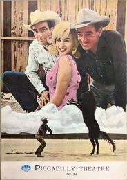 PB0658 映画パンフレット「荒馬と女」 ジョン・ヒューストン、マリリン・モンロー、クラーク・ゲイブル ピカデリー 1961