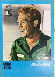 PB0687 映画パンフレット「雨の中の兵隊」 ラルフ・ネルソン スティーブ・マックィーン 出版社なし 1964