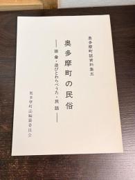 奥多摩町誌資料集