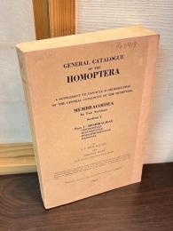 General catalogue of the Homoptera