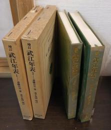 増訂 武江年表