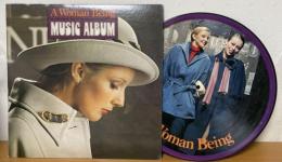 ピクチャー盤レコード)オンワード樫山(アパレル会社) LP 『A Woman Being MUSIC ALBUM』サウンドオブミュージック、エマニエル夫人、マイフェアレディ、シェルブールの雨傘他 名作映画サウンドトラック(主題歌・挿入歌など)のオムニバスアルバム