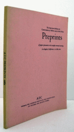The American Institute for Conservation of Historic and Artistic Works - Preprints of papers presented at the twelfth annual meeting - Los Angeles.California 15-20 May 1984/A・I・C　第12回年次総会　論文予稿集