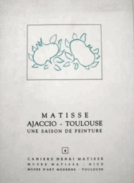 Matisse, Ajaccio-Toulouse, 1898-1899: Une saison de peinture/アンリ・マチス画集