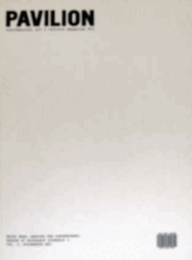 PAVILION contemporary art&culture magazine #12/雑誌：パビリオン NO.12