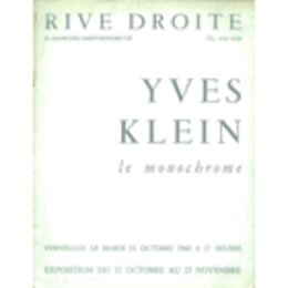 YVES KLEIN: LE MONOCHROME/イヴ・クライン展目録