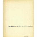 BEN NICHOLSON : THE YEARS OF EXPERIMENT 1919-39/ベン・ニコルソン展