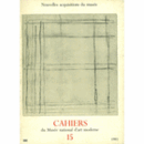 LES CAHIERS DU MUSEE NATIONAL D'ART MODERNE. 15./カイエ　１５