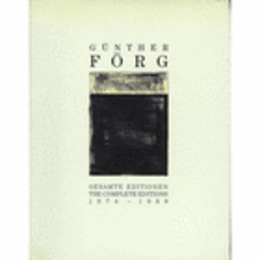 GUNTHER FORG : GESAMTE EDITIONEN THE COMPLETE EDITIONS 1974-1988/フォルグ作品集
