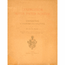 L'EXERCITIUM SOPER PATER NOSTER./L'EXERCITIUM SOPER PATER NOSTER研究