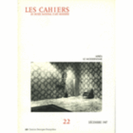LES CAHIERS DU MUSEE NATIONAL D'ART MODERNE 22./カイエ　２２