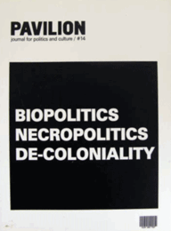 PAVILION journal for politics and culture #14/雑誌：パビリオン NO.14