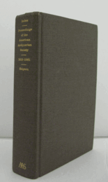 Index to the Proceedings of the American Antiquarian Society, 1812-1961/