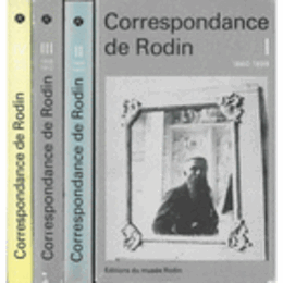 CORRESPONDANCE DE RODIN 4 VOLS. SET/ロダン書簡集　全４巻