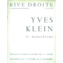 YVES KLEIN: LE MONOCHROME/イヴ・クライン展目録