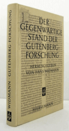 Der gegenw?rtige Stand der Gutenberg-Forschung（Bibliothek des Buchwesens Bd.1）/グーテンベルク研究の現状