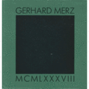GERHARD MERZ MCML XXXVIII/ゲルハルト・メルツ作品集