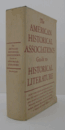 The American Historical Association's guide to historical literature/