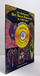 133 authentic art deco patterns in full color : CD-ROM and book/【133点の本物のアール・デコ模様をフルカラーで収録：CD-ROMと書籍　（開封済み）】