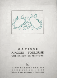 Matisse, Ajaccio-Toulouse, 1898-1899: Une saison de peinture/アンリ・マチス画集