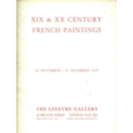 XIX & XX CENTURY FRENCH PAINTINGS/１９・２０世紀フランス絵画展