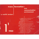 TRANS/FORMATION: ARTS COMMUNICATION ENVIRONMENT.：Vol.1　Ｎoｓ.1-3.（complete set）/【現代美術雑誌トランスフォーメーション：第１巻１号～３号　（完揃）】