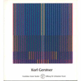 KARL GERSTNER/カール・ゲルストナー展目録