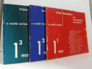 TRANS/FORMATION: ARTS COMMUNICATION ENVIRONMENT.：Vol.1　Ｎoｓ.1-3.（complete set）/【現代美術雑誌トランスフォーメーション：第１巻１号～３号　（完揃）】
