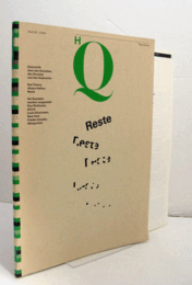 HQ: High quality ： Zeitschrift uber das Gestalten,das Druken und das Gedruckte Heft28 1/1994/【ハイ　クオリティ　マガジン　ドイツ語版　英訳冊子付】