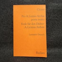 Rede fuer den Dichter A. Licinius Archias