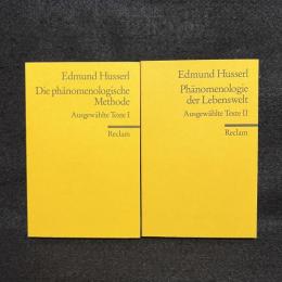 Ausgewaehlte Texte 1.2:Die phaenomenologische Methode/Phaenomenologie der Lebenswelt