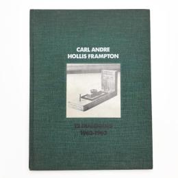 Carl Andre - Hollis Frampton: 12 Dialogues 1962-1963