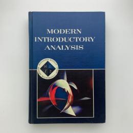 MODERN INTRODUCTORY ANALYSIS