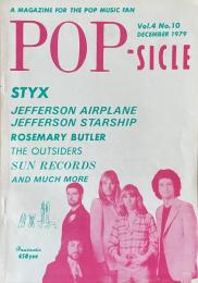 POP-SICLE ポップシルクVol.4 No.10 DECEMBER 1979 A MAGAZINE FOR THE POP MUSIC FAN